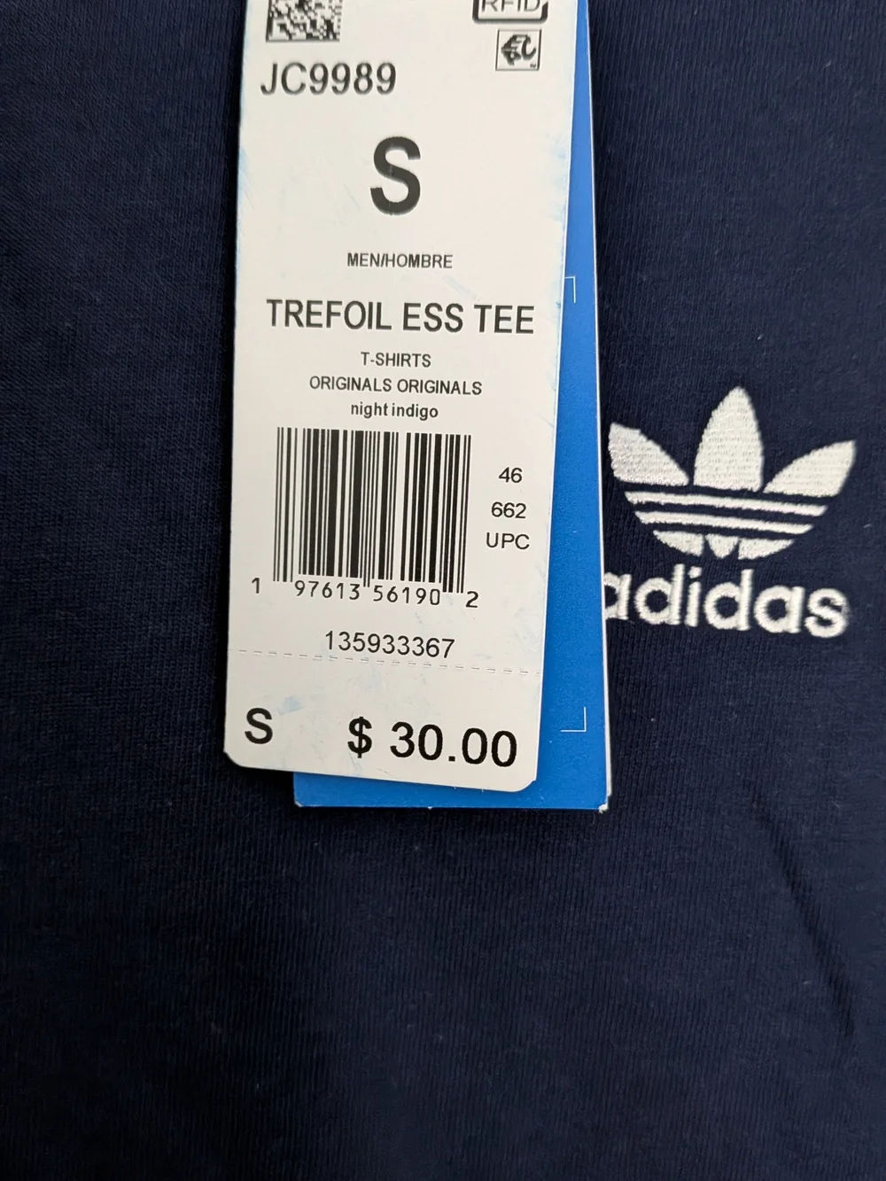 Men's adidas Original Trefoil Crew Neck Size S